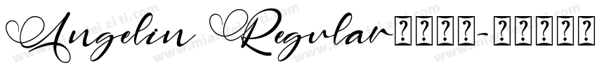 Angelin Regular字体下载字体转换